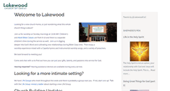 Desktop Screenshot of lakewoodchurchofchrist.com